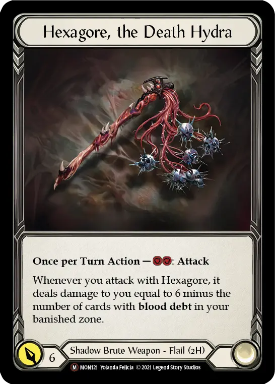 Hexagore, the Death Hydra MON121