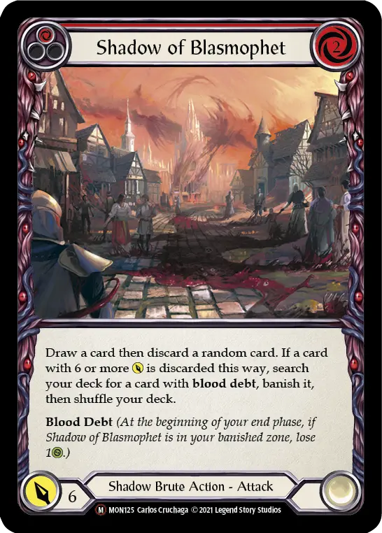 Shadow of Blasmophet (Red) MON125