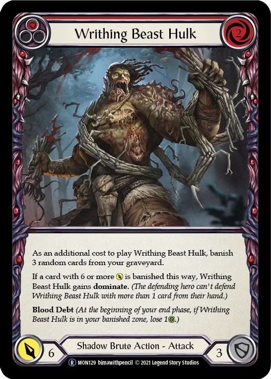 Writhing Beast Hulk (Red) MON129