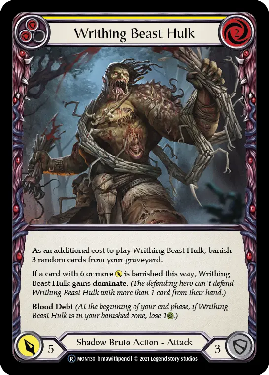 Writhing Beast Hulk (Yellow) MON130