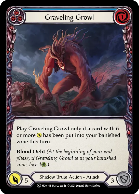 Graveling Growl (Blue) MON146