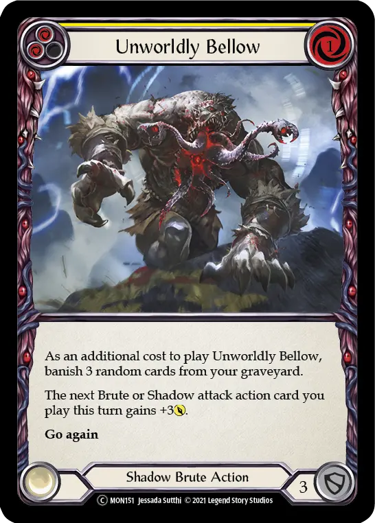 Unworldly Bellow (Yellow) MON151