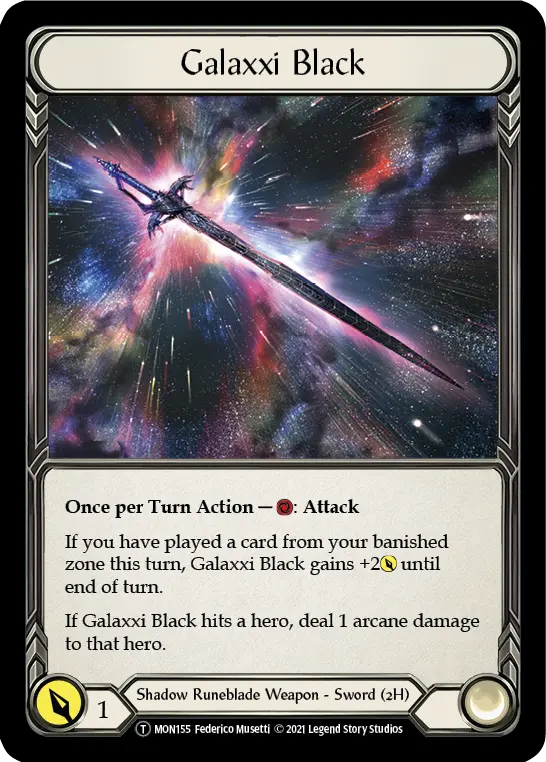 Galaxxi Black MON155