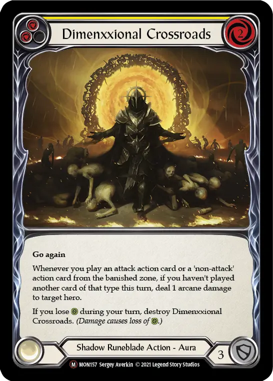 Dimenxxional Crossroads (Yellow) MON157