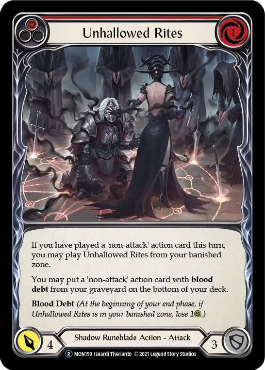 Unhallowed Rites (Red) MON159