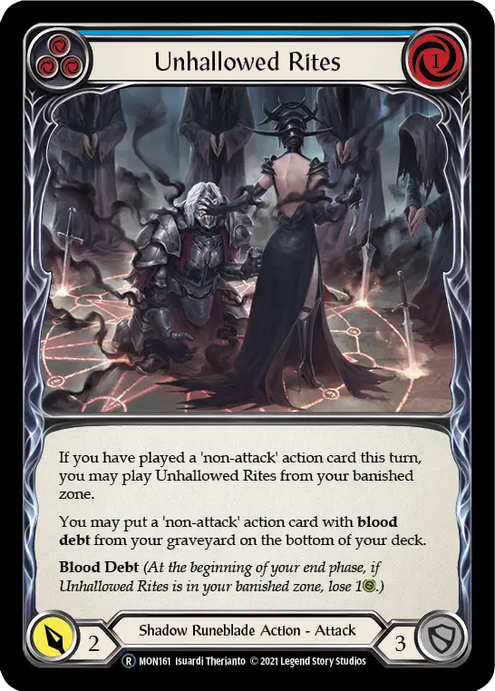 Unhallowed Rites (Blue) MON161