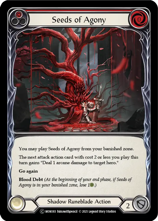 Seeds of Agony (Red) MON183