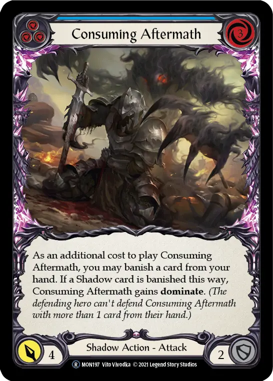 Consuming Aftermath (Blue) MON197