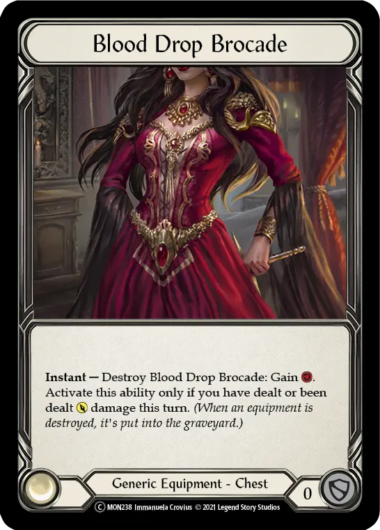 Blood Drop Brocade MON238