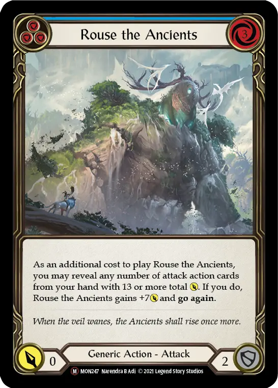 Rouse the Ancients (Blue)