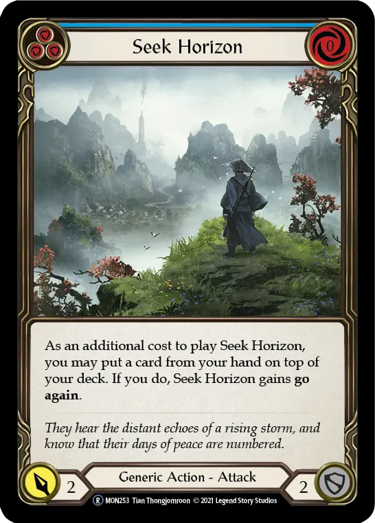Seek Horizon (Blue)