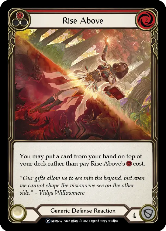 Rise Above (Red) MON257