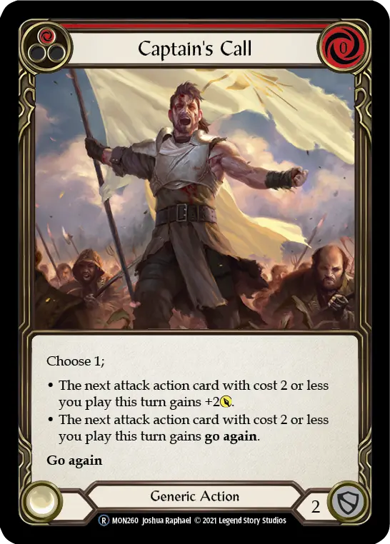 Captain's Call (Red) MON260