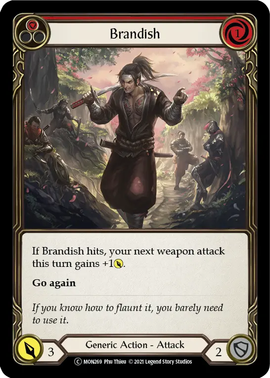 Brandish (Red) MON269