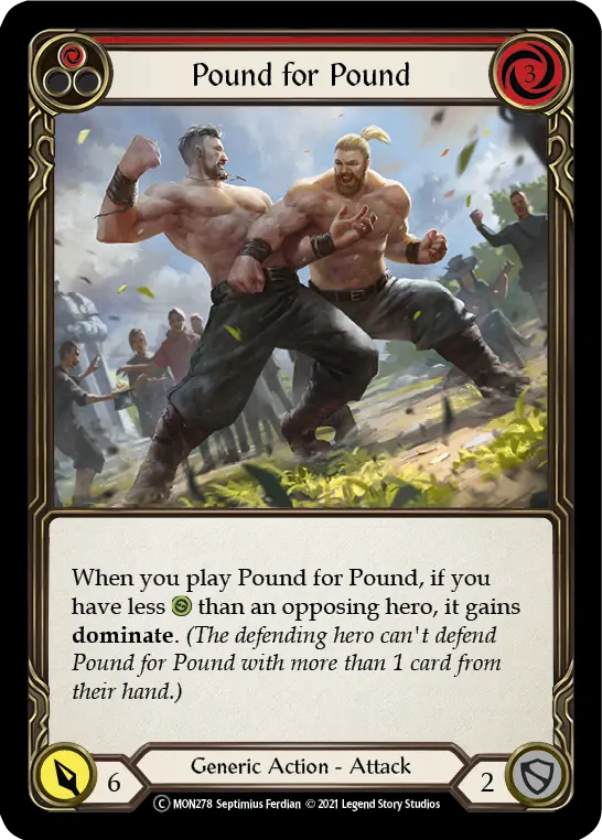 Pound for Pound (Red) MON278