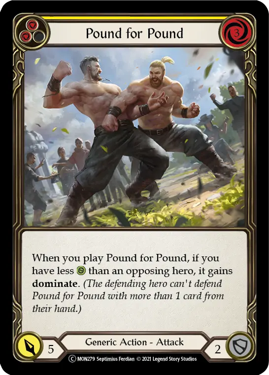 Pound for Pound (Yellow) MON279