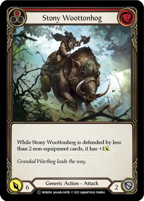 Stony Woottonhog (Red)