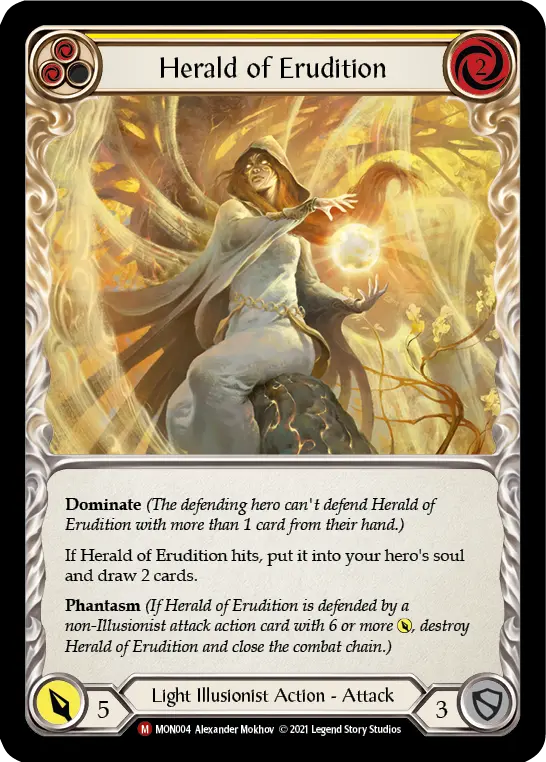 Herald of Erudition (Yellow)