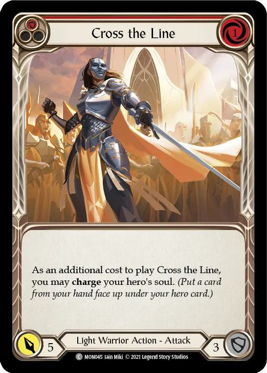 Cross the Line (Red)