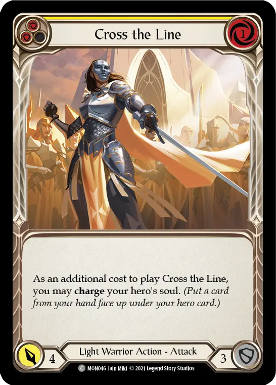 Cross the Line (Yellow)