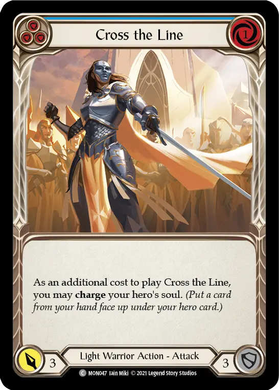 Cross the Line (Blue)