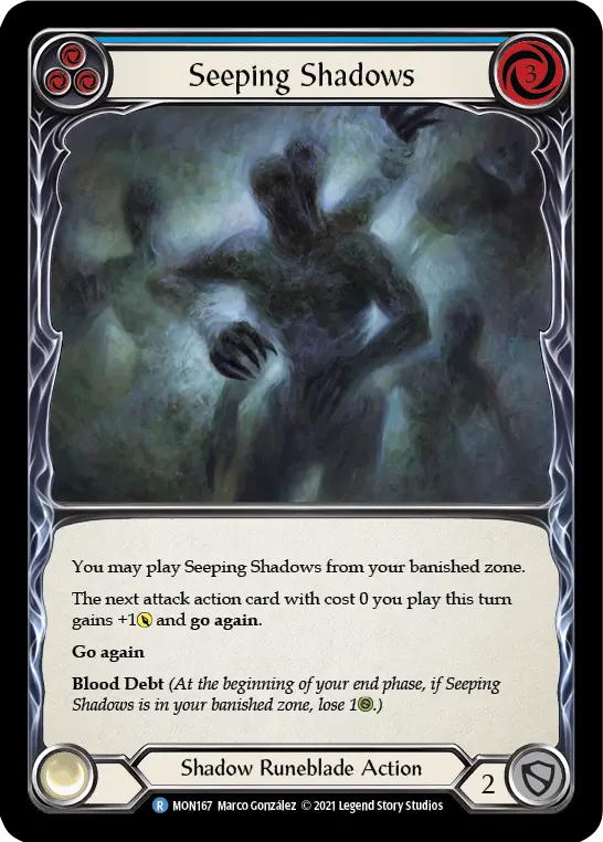 Seeping Shadows (Blue)