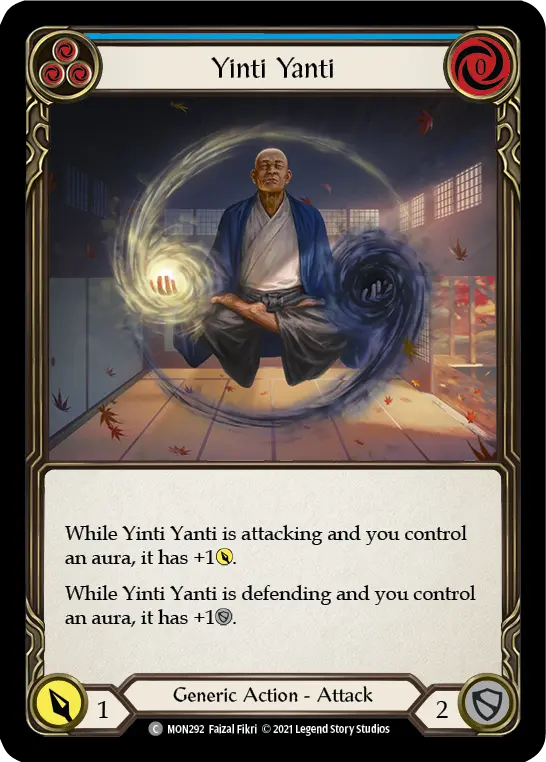 Yinti Yanti (Blue) MON292, carta de Flesh and Blood de Monarch (1st Edition)
