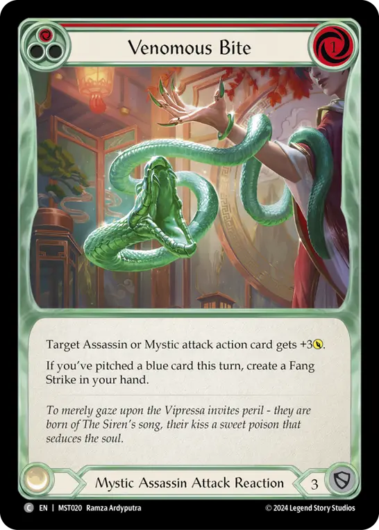 Venomous Bite (Red) MST020