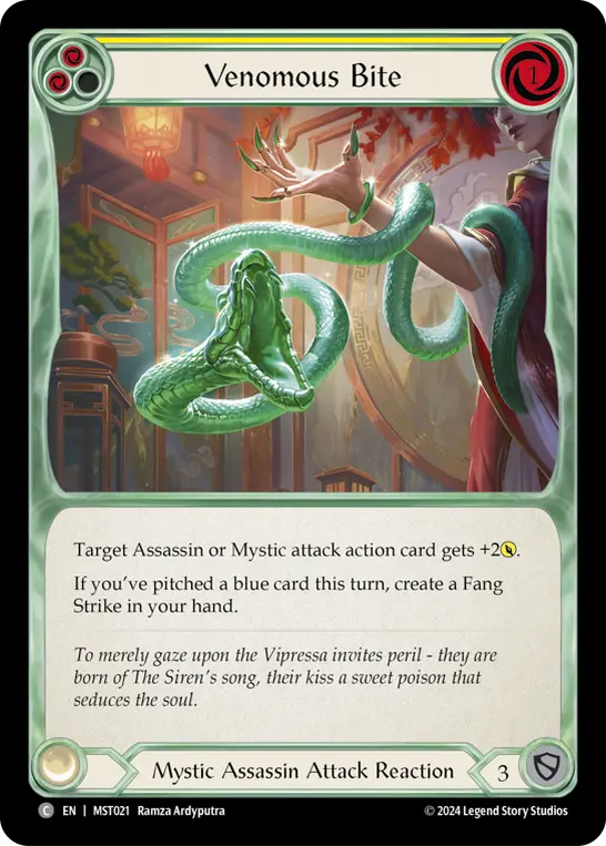 Venomous Bite (Yellow) MST021