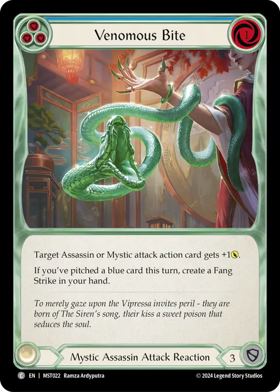 Venomous Bite (Blue) MST022