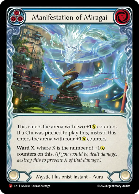 Manifestation of Miragai (Blue)