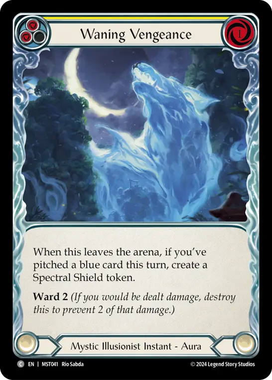 Waning Vengeance (Yellow)
