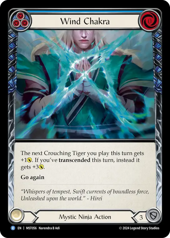 Wind Chakra (Blue) MST056