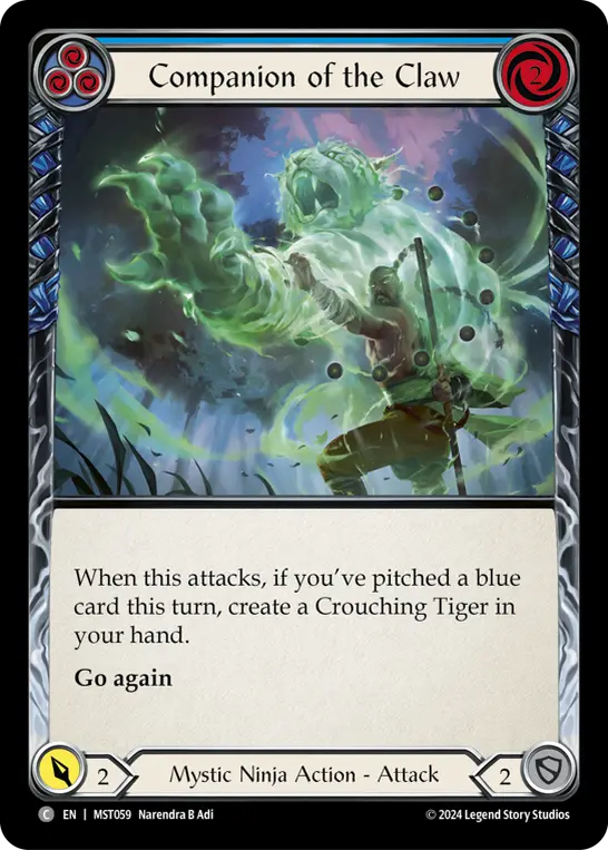 Companion of the Claw (Blue) MST059