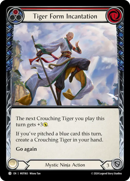 Tiger Form Incantation (Red) MST063