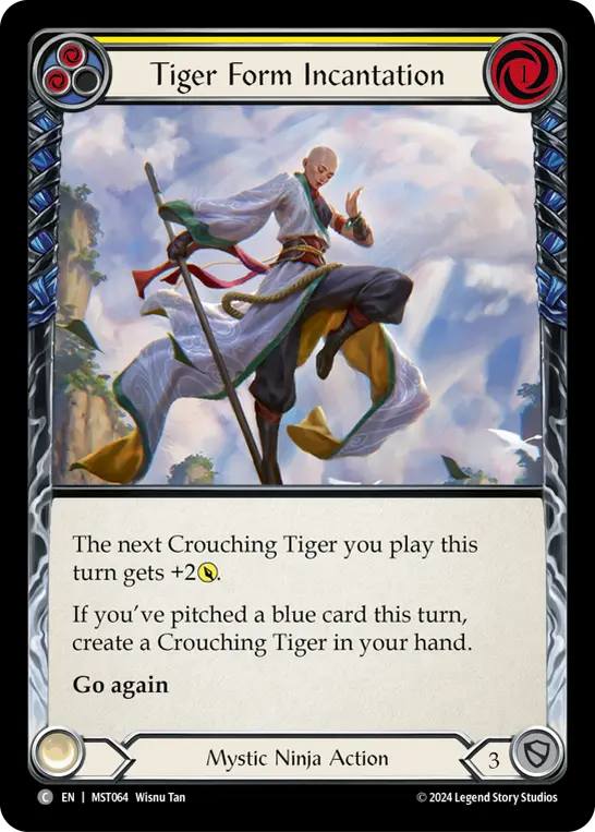 Tiger Form Incantation (Yellow) MST064