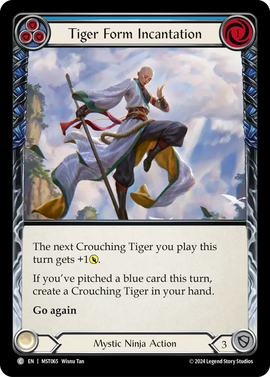 Tiger Form Incantation (Blue) MST065