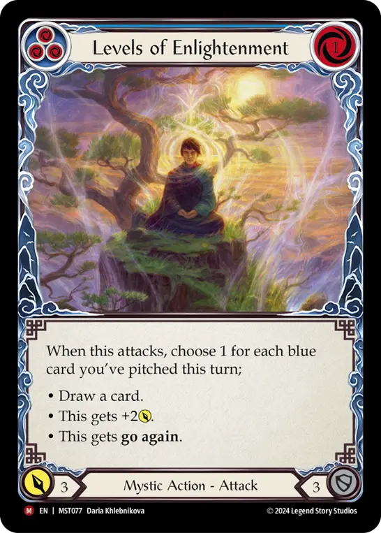 Levels of Enlightenment (Blue) MST077