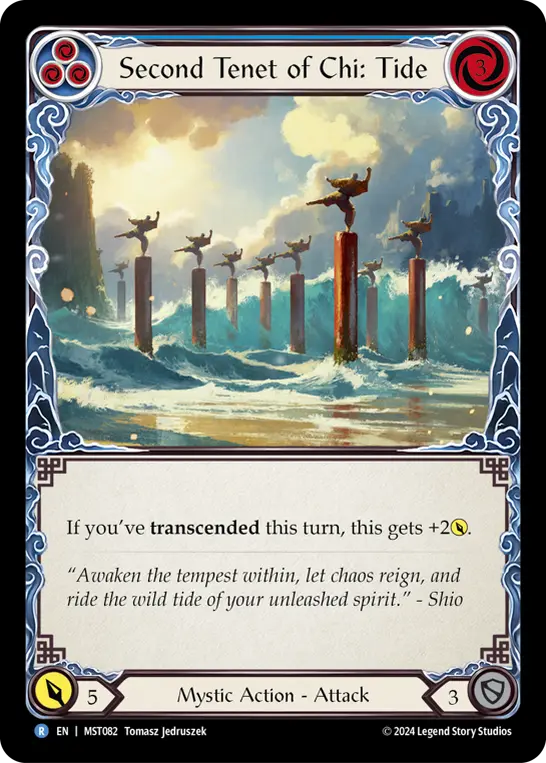 Second Tenet of Chi: Tide (Blue) MST082
