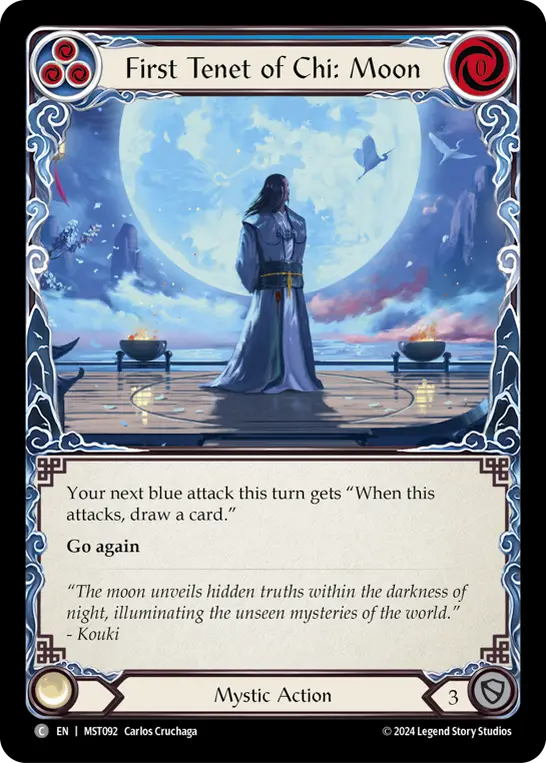 First Tenet of Chi: Moon (Blue)
