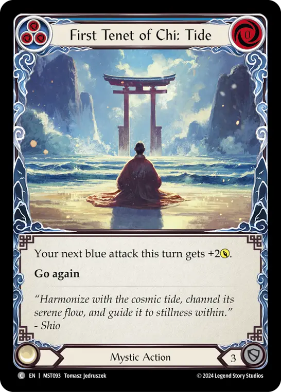 First Tenet of Chi: Tide (Blue)