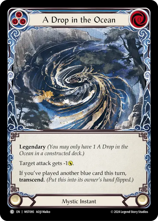 A Drop in the Ocean (Blue)