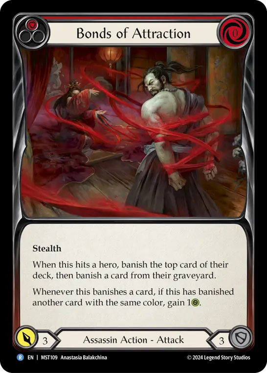 Bonds of Attraction (Red) MST109