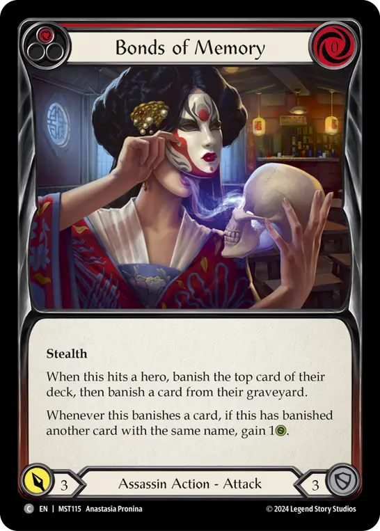 Bonds of Memory (Red) MST115