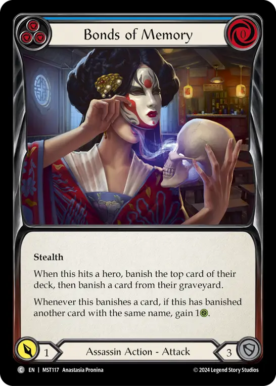 Bonds of Memory (Blue) MST117