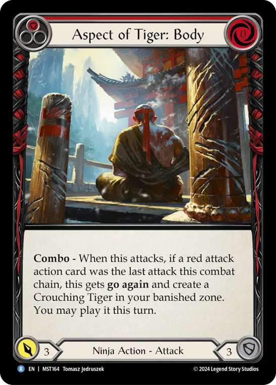 Aspect of Tiger: Body (Red) MST164