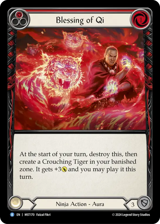 Blessing of Qi (Red) MST170