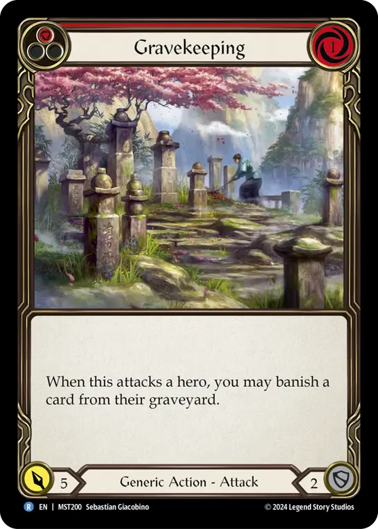 Gravekeeping (Red) MST200