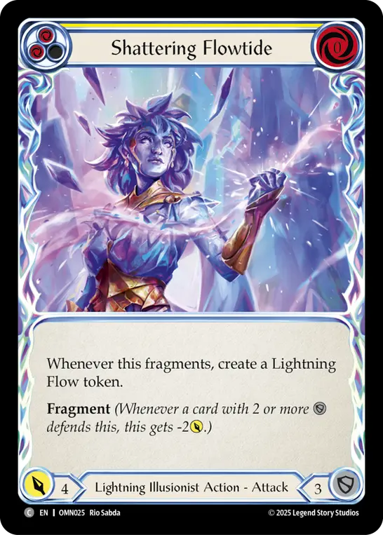 Shattering Flowtide (Yellow) OMN025