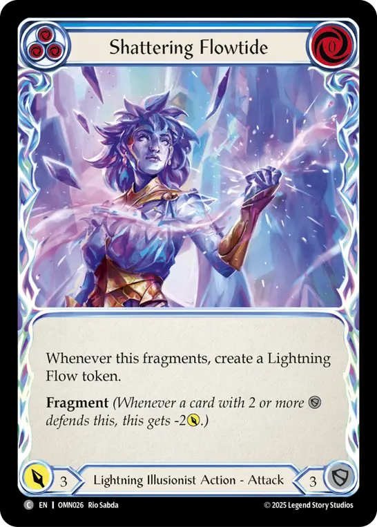 Shattering Flowtide (Blue) OMN026